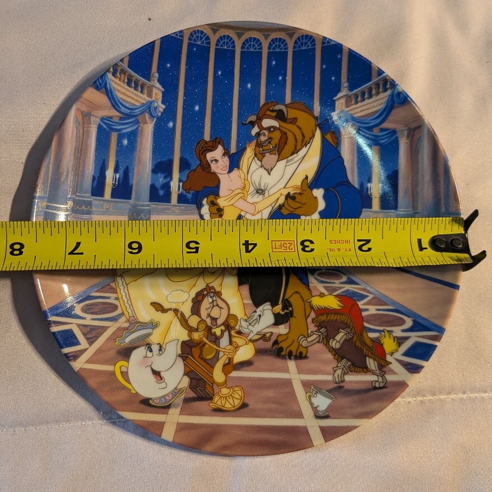 EUC Beauty and the Beast Decorative Plate Disney *BINK - Picture 3 of 3